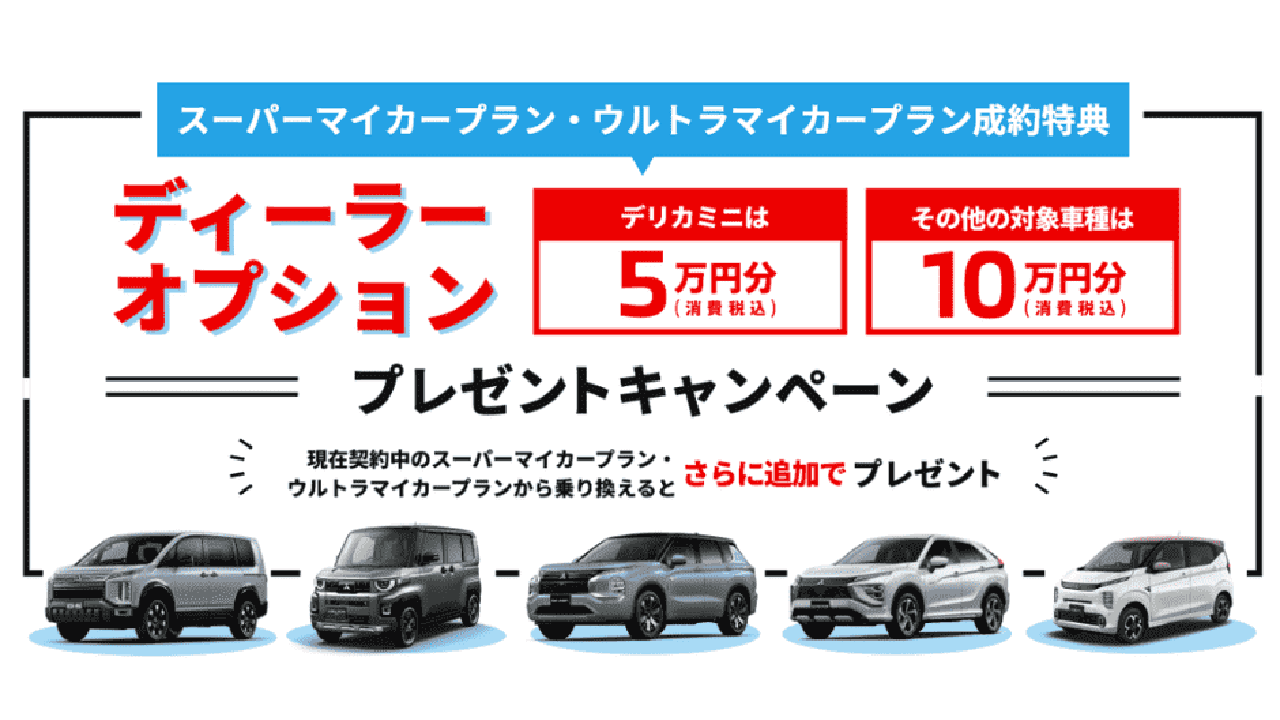 ディーラーオプションプレゼントキャンペーン
